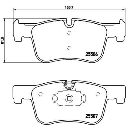 BREMBO FREN BALATASI ÖN F20/F30/G20 (34116850568)