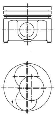 KOLBENSCHMIDT PİSTON (0,50) BORA/GOLF/POLO/ASY/ASX/AQM/AGP 1.9 SDI (038107065CK)