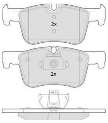 FREMAX ÖN FREN BALATASI. F20-F30-F32-F33. 25506… (34116850568)