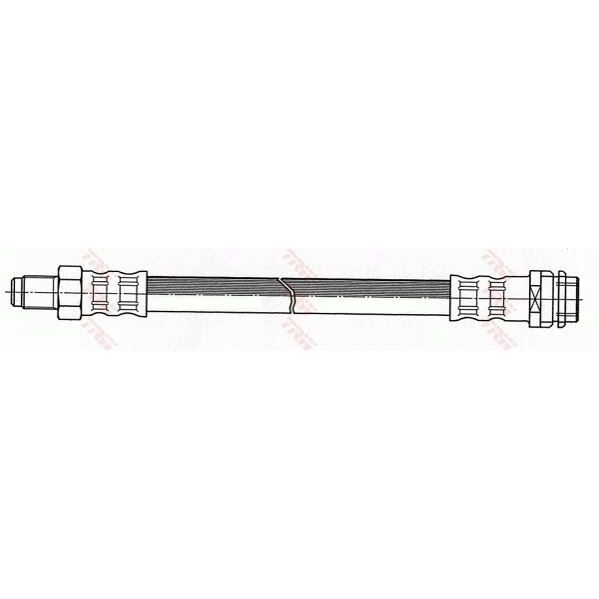 TRW ARKA FREN HORTUMU. W140-170-202-203-210. W901-902-903-904. ( 30,8 CM ) (A2104280035)