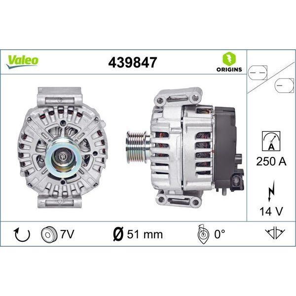 VALEO ALTERNATÖR W463 (A0009060822)