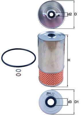 KNECHT YAĞ FİLTRESİ (A0001802509)