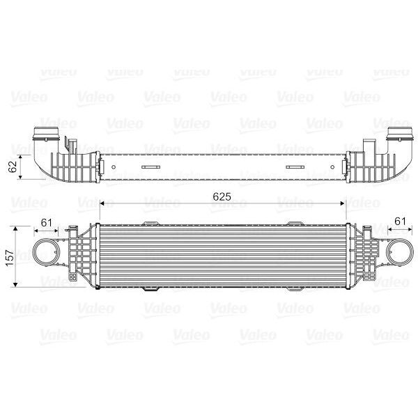 VALEO INTERCOOL RADYATÖRÜ W204-212 M274 (A2045000200)