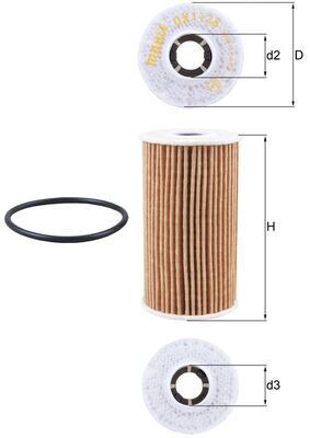KNECHT YAĞ FİLTRESİ DİSCOVERY SPORT-VELAR 2.0D (LR073669)