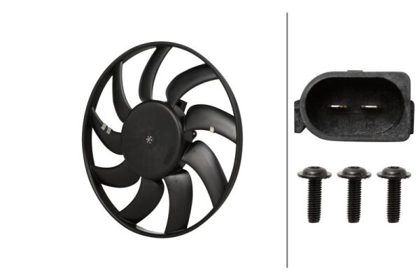 HELLA TERMAL FAN MOTORU L A4 A5 A6 Q5 TFSİ TDİ (8K0959455K)