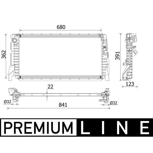 BEHR SU RADYATÖRÜ F40/F48 B38-B48 (17118645782)