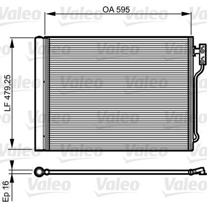 VALEO KONDENSER BMW 5 SERIES (F10) (64537618770)