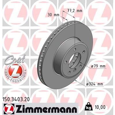BREMBO FREN DİSKİ ÖN E60/E61/E63/E64 (34116864906)