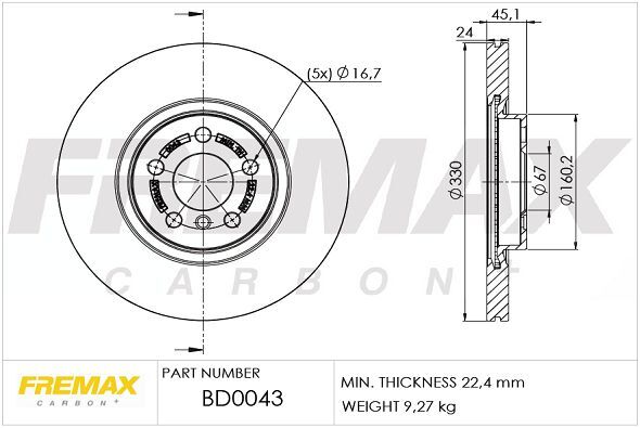 FREMAX ÖN FREN DİSKİ. F39-F40-F45-F46-F48... (34116865713)