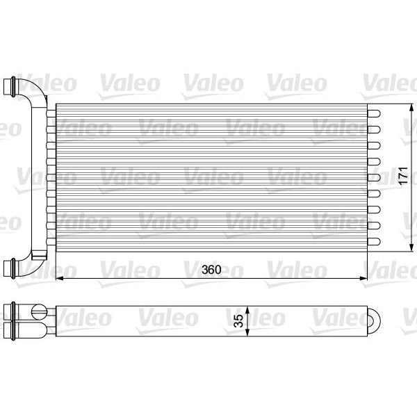 VALEO KALORİFER RADYATÖRÜ (A0038358901)