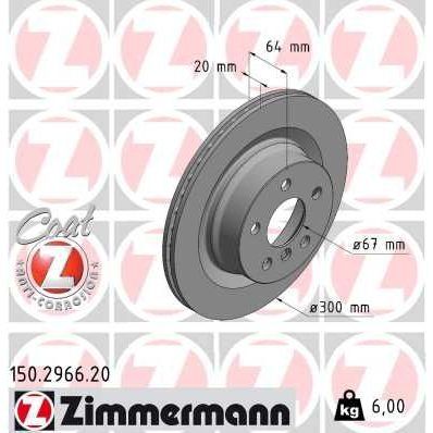 BREMBO FREN DİSKİ ARKA G20 (34206877213)