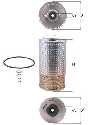 KNECHT YAĞ FİLTRESİ 601/602/603 (A6011800109)