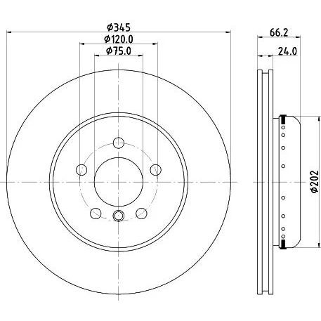 FREMAX ARKA FREN DİSKİ. F30-F32-F34-DX-IX... (34206797607)