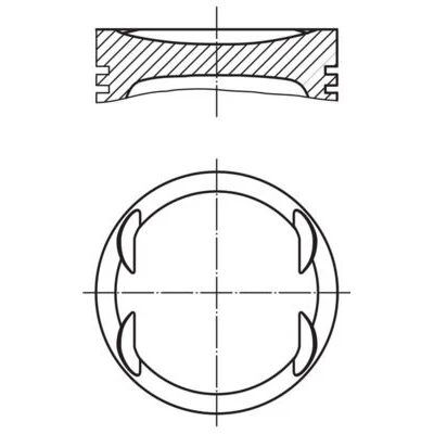 MAHLE PİSTON SEKMAN TAKIMI 270.910 MOTOR 83,50 MM (A2700302717)