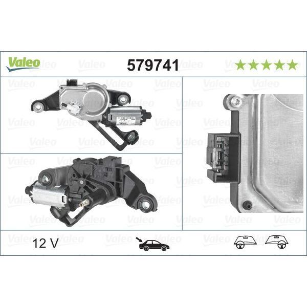 VALEO ARKA SİLECEK MOTORU E87 (67637199569)