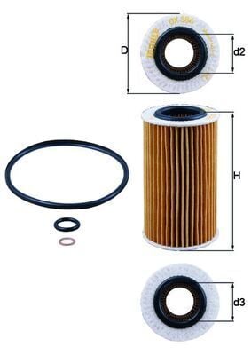 KNECHT YAĞ FİLTRESİ TUCSON/ELENTRA/BRAVA (OX384D)
