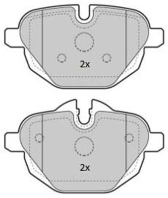FREMAX ARKA FREN BALATASI. F10-G30-F11-G31-G32-G12. 24561... (34216788284)