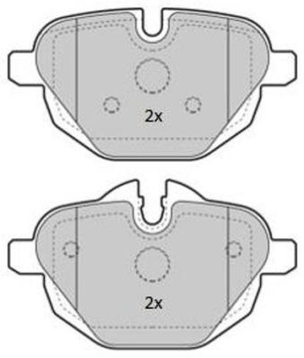 FREMAX ARKA FREN BALATASI. F10-G30-F11-G31-G32-G12. 24561... (34216788284)