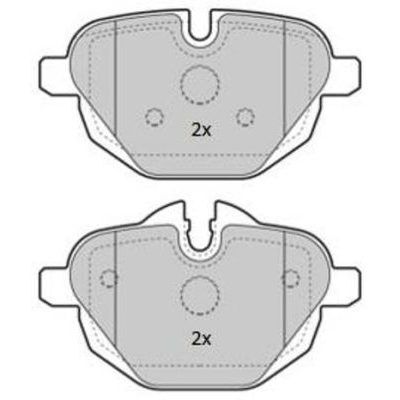 FREMAX ARKA FREN BALATASI. F10-G30-F11-G31-G32-G12. 24561... (34216788284)