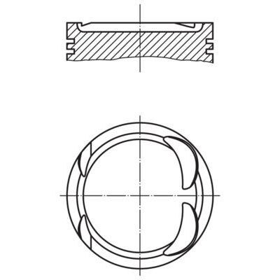 MAHLE PİSTON 82.00MM 271/CGI/8 (A2710305017)