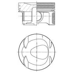 KOLBENSCHMIDT PİSTON (82,00 MM) M271 (A2710306317)