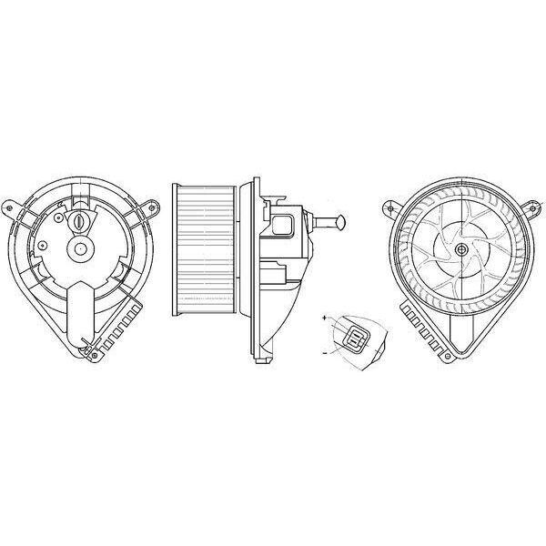 BEHR KALORİFER MOTORU SPRINTER (A0008352285)