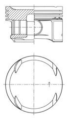KOLBENSCHMIDT PİSTON STD (82.00 MM) M271 (A2710306817)