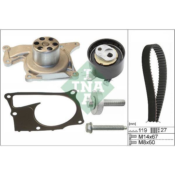 INA EKSANTRİK GERGİ KİTİ (A6079930597)
