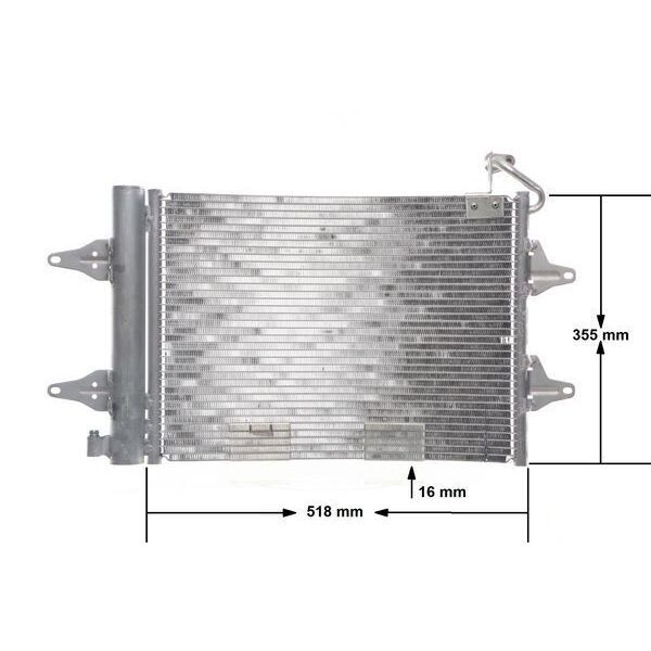 BEHR KLİMA RADYATÖRÜ POLO 03> (6Q0820411K)
