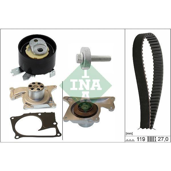 INA SU POMPASI+TRİGER KAYIŞI SETİ W177/W415 (A6089930200)