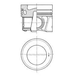 KOLBENSCHMIDT PİSTON (0,50) PASSAT/A4/A5/A6/CNH/CZJ/DETA/DFCA 2.0 TDI (04L107065R)