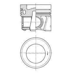 KOLBENSCHMIDT PİSTON (0,50) PASSAT/A4/A5/A6/CNH/CZJ/DETA/DFCA 2.0 TDI (04L107065R)