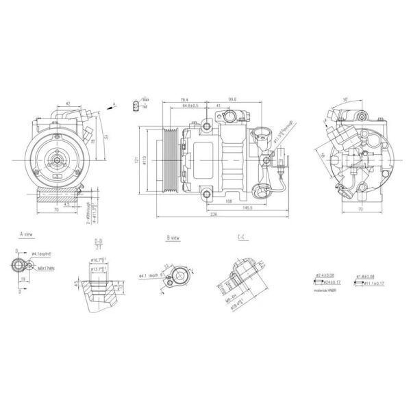 BEHR KLİMA KOMPRESÖRÜ POLO03> (6Q0820803D)