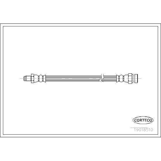CORTECO FREN HORTUMU ÖN W123/W124/W201 (A1294280035)