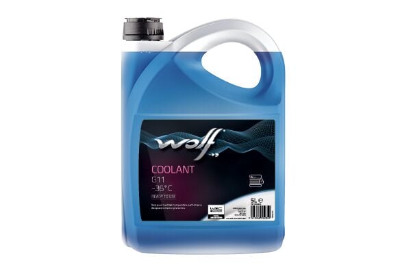 WOLF ANTİFRİZ MAVİ G11 SOGUTMA SIVISI -36°C (HAZIR KARIŞIM) 5L (A0009890825)