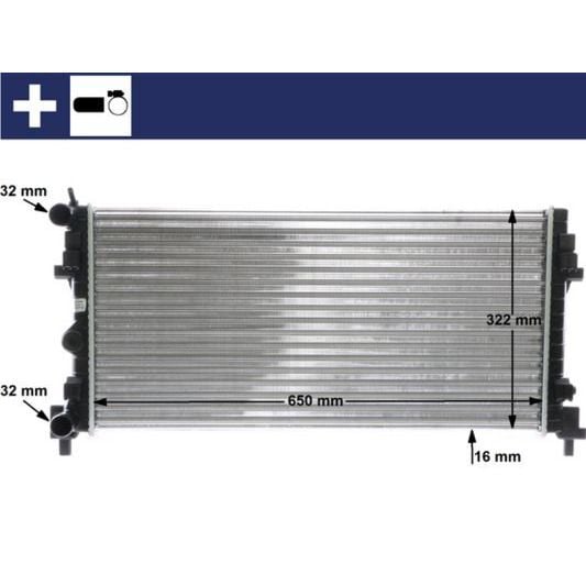BEHR RADYATÖR POLO 09> 1,2 TSI -1,6 TDI (6R0121253A)