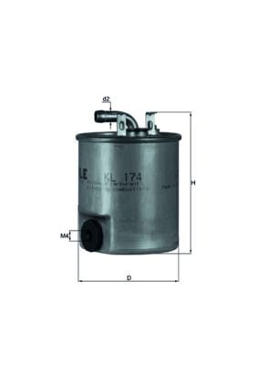 KNECHT MAZOT FİLTRESİ SPR-VİTO CDİ MUSLUKLU (A6110920101)