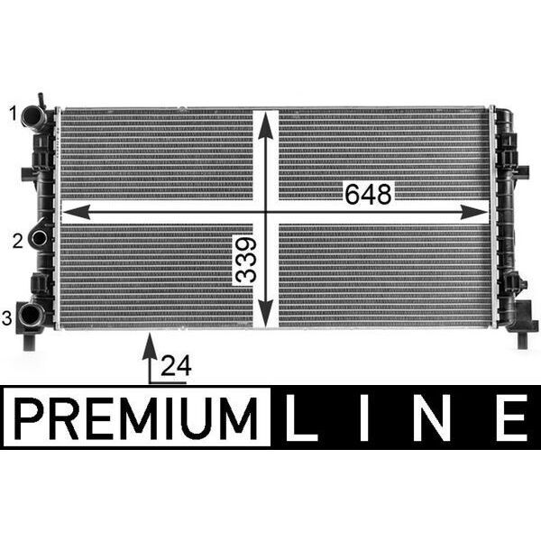 BEHR SU RADYATÖRÜ POLO/IBIZA/FABIA (PREMIUM)1.2 TDI/1.4TDI/1.6 TDI 15> (6R0121253L)
