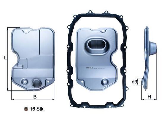 KNECHT ŞANZ. FİLTRESİ KİT Q7 TOUAREG 05>10 (09D325435)