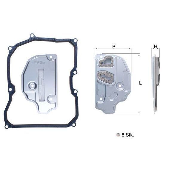 KNECHT ŞANZ. FİLTRESİ KİT GOLF V JETTA POLO (09G325429)