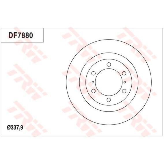 TRW FREN DİSKİ (DF7880S)