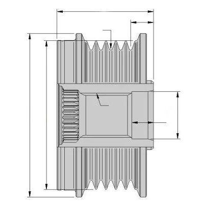 GATES KASNAK (A6111550715)