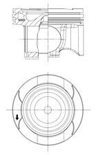 KOLBENSCHMIDT PİSTON (82,009 MM) M654 (A6540306400)