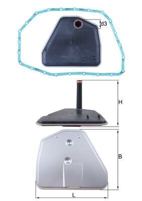 KNECHT ŞANZ. FİLTRESİ KİT A4 A6 A8 (09L325429)