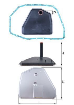 KNECHT ŞANZ. FİLTRESİ KİT A4 A6 A8 (09L325429)