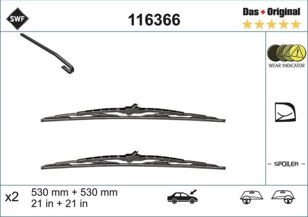 SWF SİLECEK TKM (530+530 MM)PASSAT A4 (3A1998003)