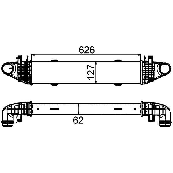 BEHR İNTERKOL RADYATÖRÜ W204/W212 (A2045000000)
