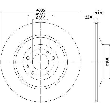 OPTIMAL ARKA FREN DİSKİ. A8 PRO (3D0615601C)