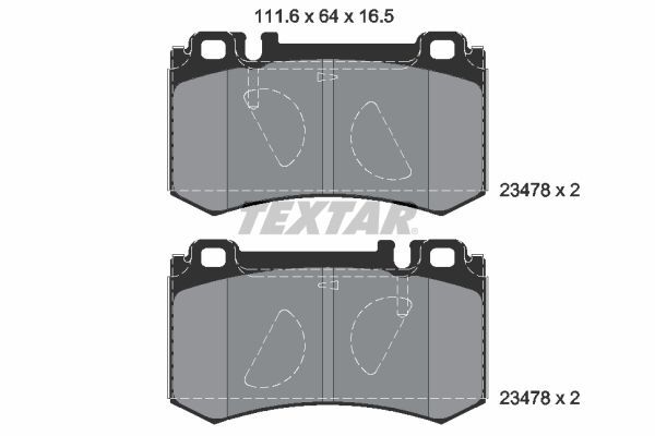 TEXTAR FREN BALATASI, [WVA23478] (A0054206720)