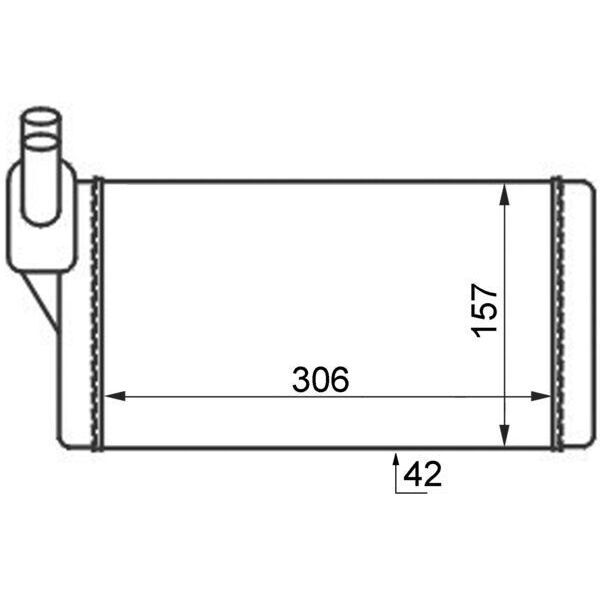 BEHR KALORİFER RADYATÖRÜ T4 (701819031A)